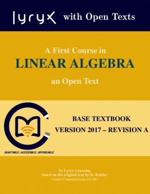 A First Course in Linear Algebra