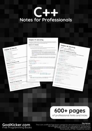 C++ Notes for Professionals