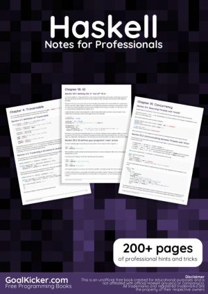 Haskell Notes for Professionals