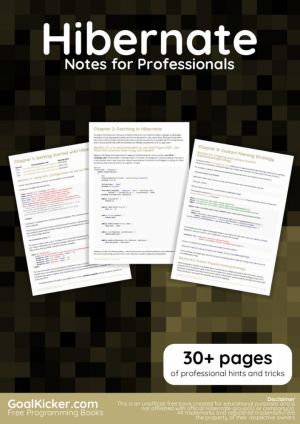 Hibernate Notes for Professionals