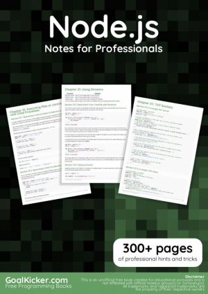 Node.js Notes for Professionals