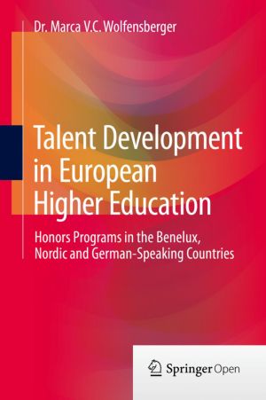 Talent Development in European Higher Education