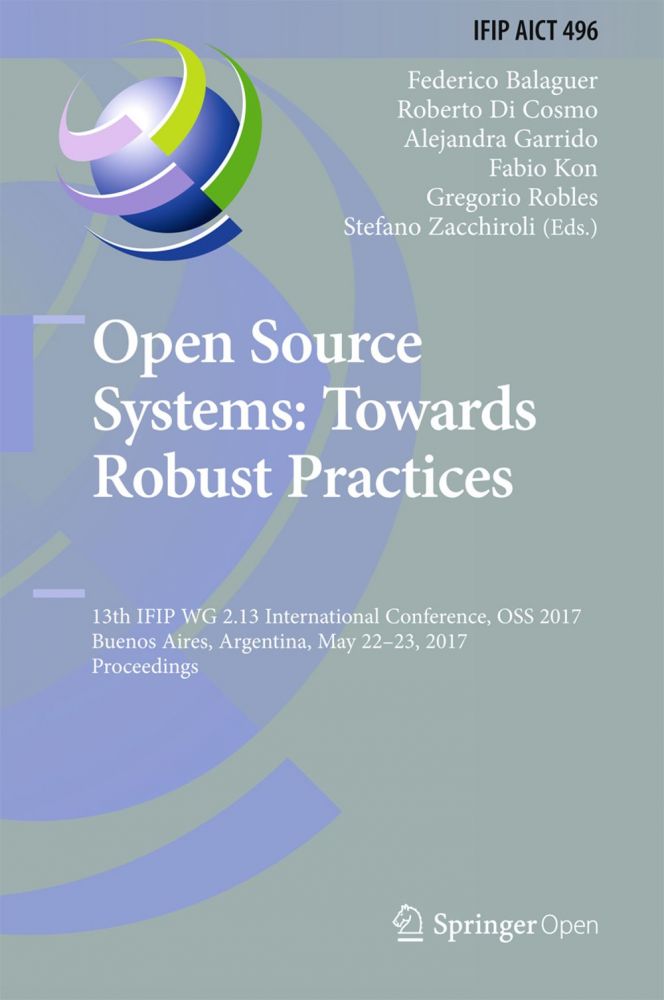 Open Source Systems: Towards Robust Practices.pdf - Free download books