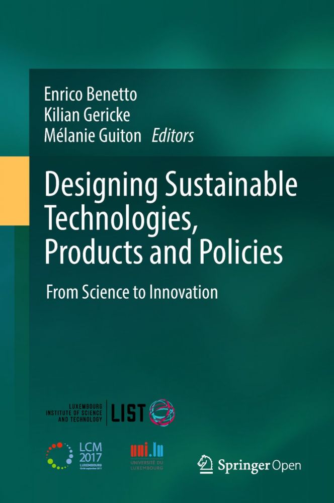 Designing Sustainable Technologies, Products and Policies ...