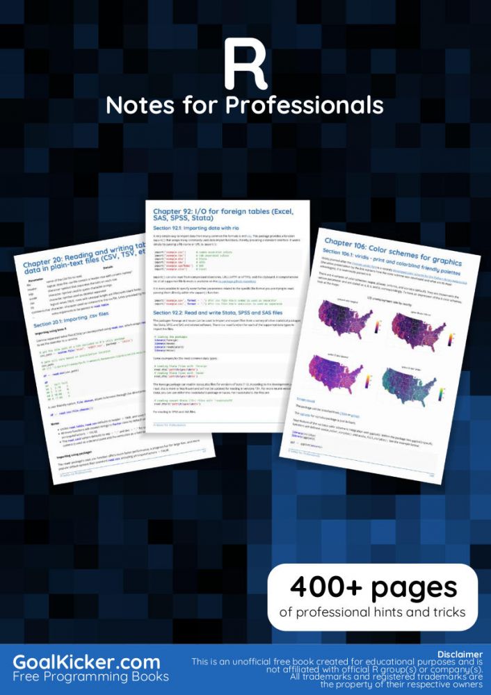 R Notes for Professionals.pdf - Free download books
