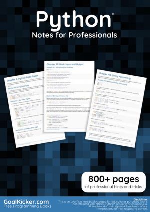 Python Notes for Professionals